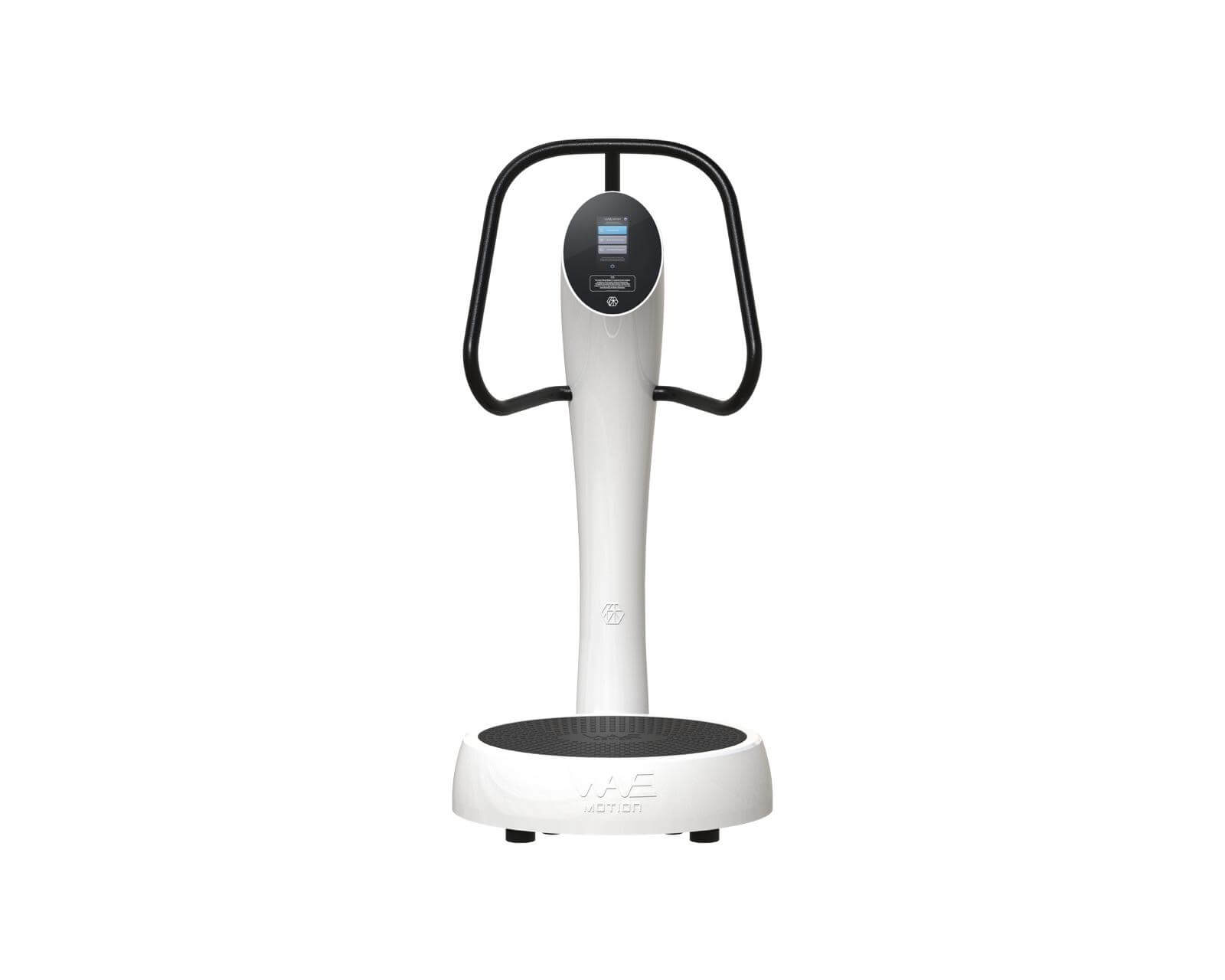 Whole Body Wave Motion Exercise Device with model standing next to it