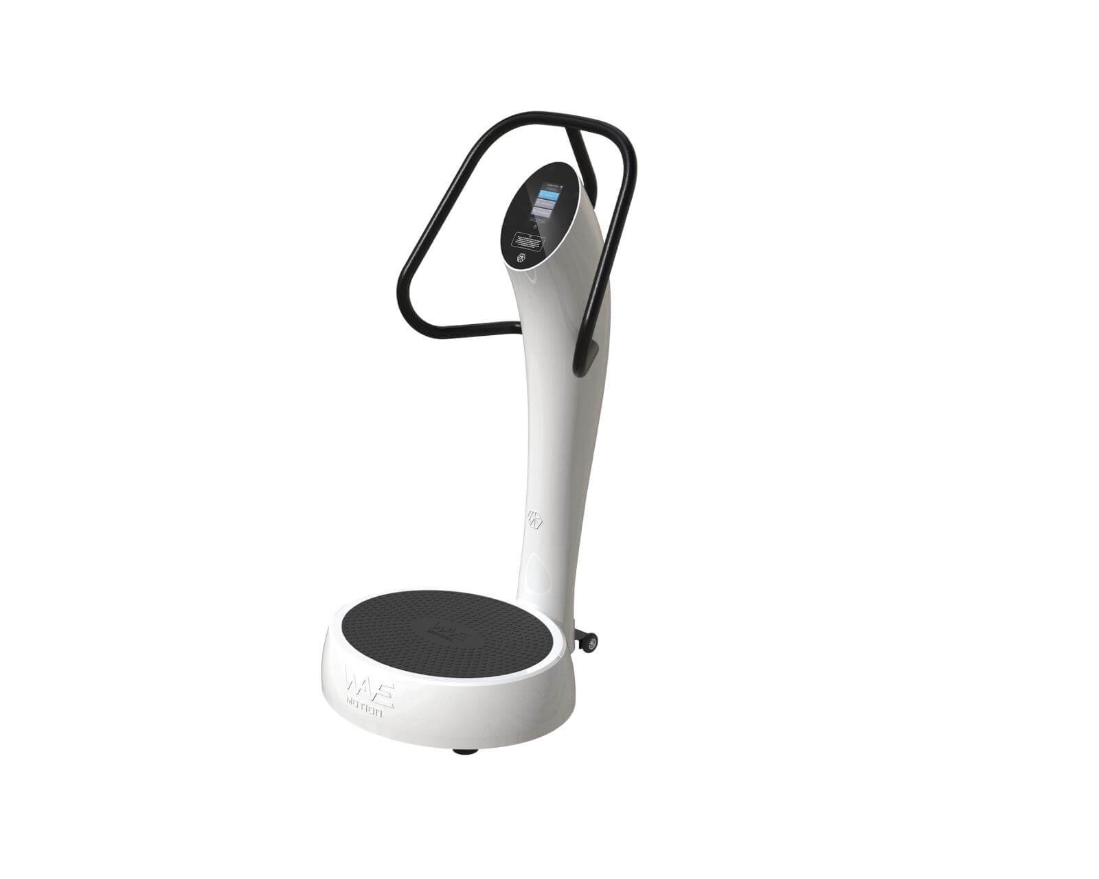 Whole Body Wave Motion Exercise Device with model standing next to it