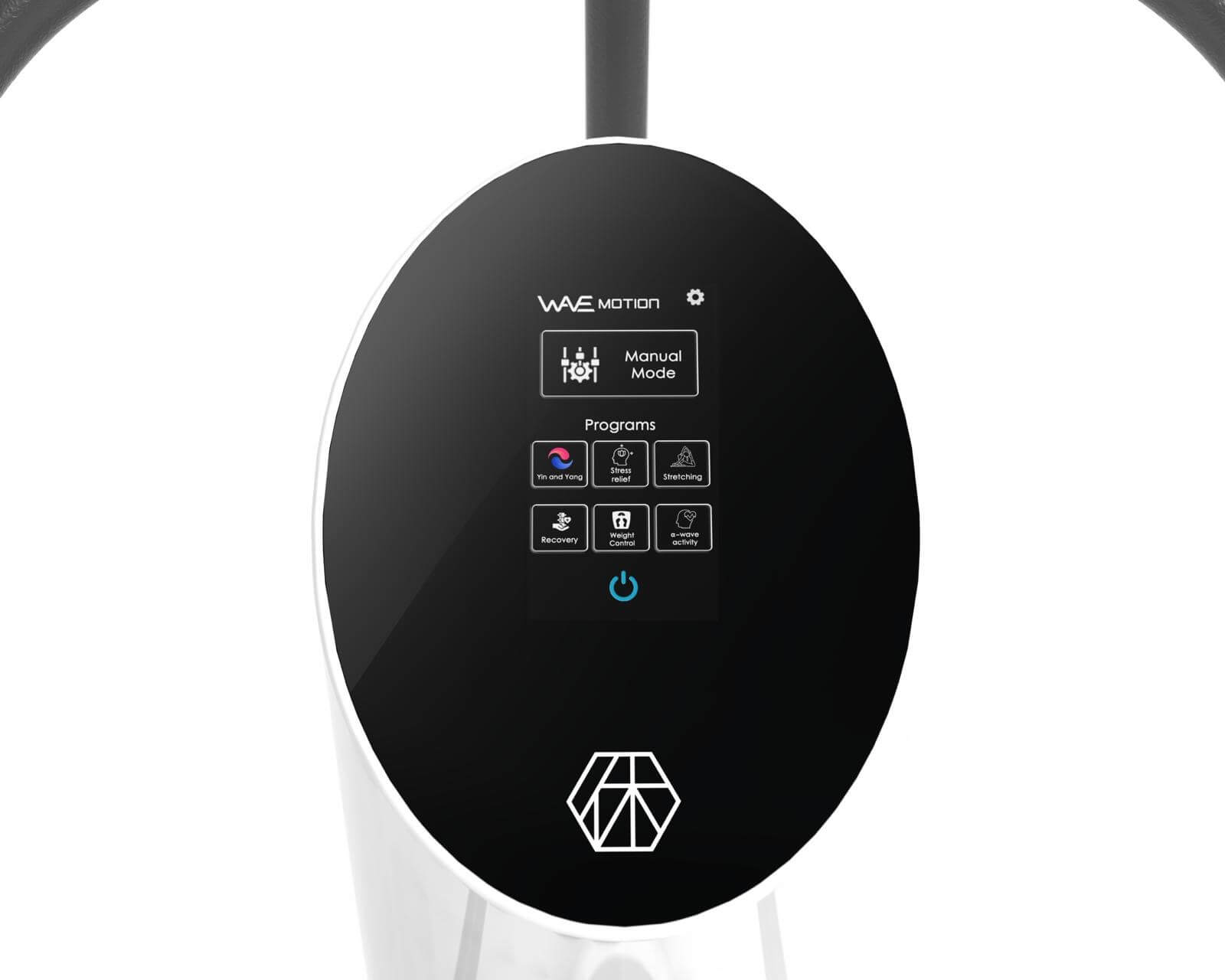 Whole Body Wave Motion Exercise Device with model standing next to it